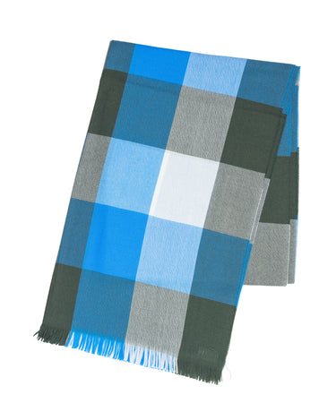 Joshua Ellis Outlet - Blue Black Watch Lightweight Summer Stole